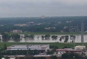 Brazos River Flooded in Dallas